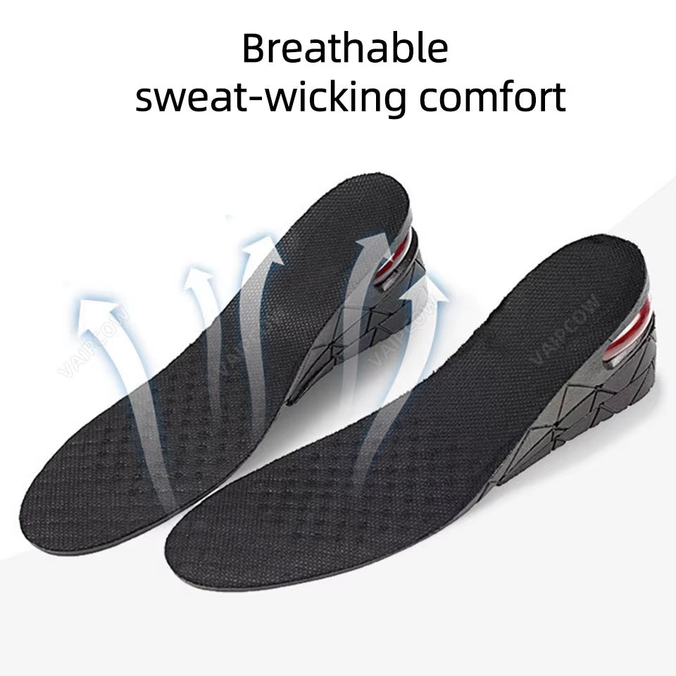 3-9Cm Invisible Height Increase Insole Cushion Height Adjustable Shoe Heel Insoles Insert Taller Support Absorbant Foot Pad