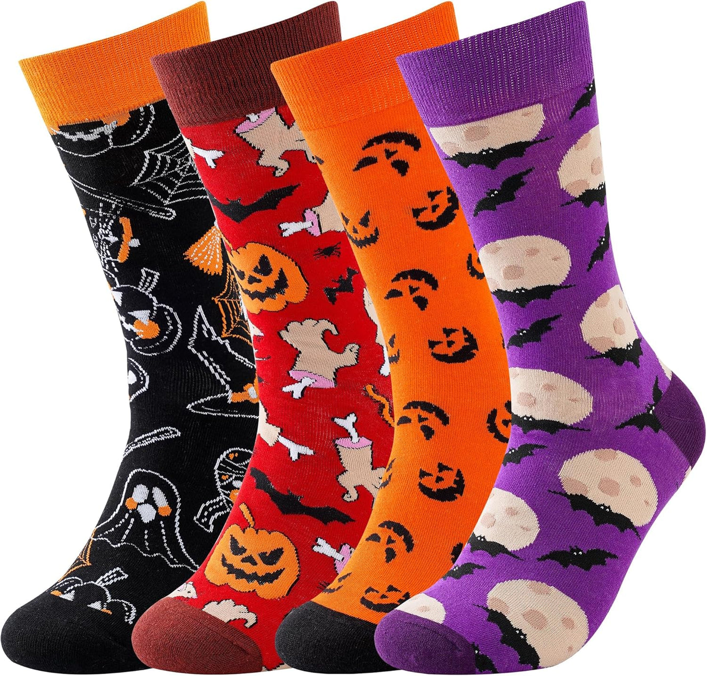 BONANGEL Fun & Funny Novelty Socks for Men - Cool Crazy Animal & Food Graphic Crew Socks